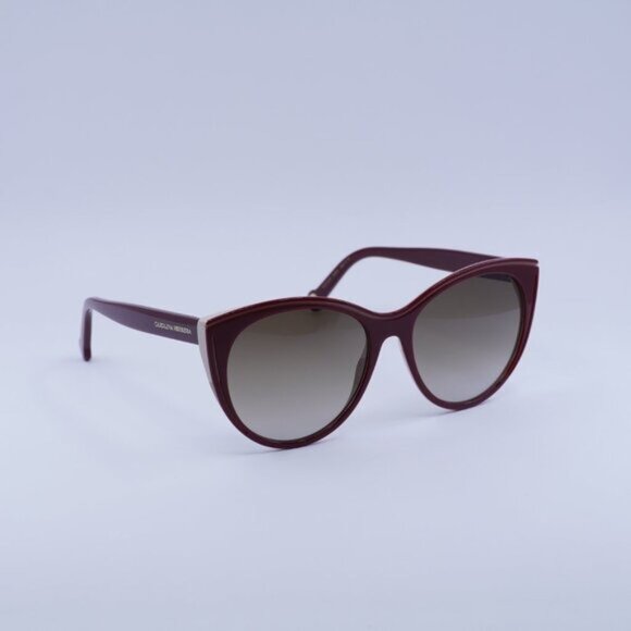 Carolina Herrera HER 0142/S 0R9S HA Sunglasses Burgundy/Nude Cat Eye Frame main image 5